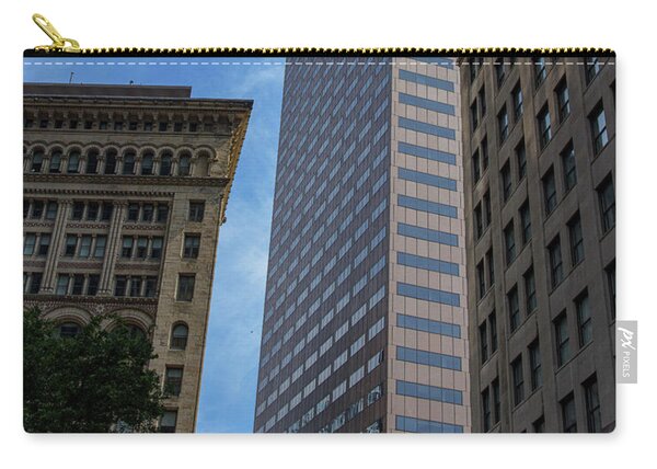 Skyscrapers Against Blue Sky Zip Pouch