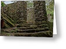 Ancient Stone Passageway Greeting Card