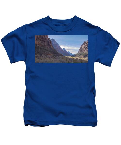 Majestic Zion National Park View Kids T-Shirt