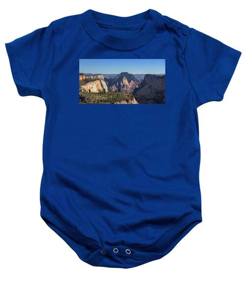 Majestic Mountain Range View Baby One-Piece by Brandon Wichmann