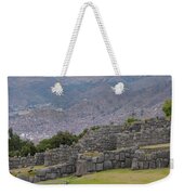 Saqsaywaman Incan Ruin In Cusco Peru Weekender Tote Bag