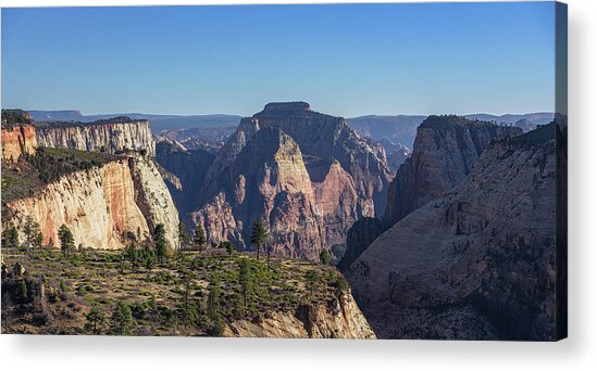 Majestic Mountain Range View Acrylic Print