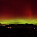 Northern Lights Over Wasatch Mountain Range by Brandon Wichmann