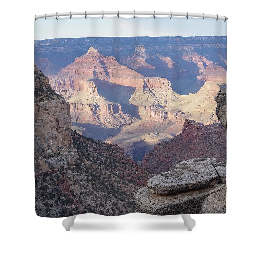 Majestic Grand Canyon Vista At Sunset Shower Curtain