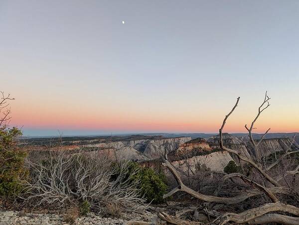 Breathtaking Canyon Sunset View Art Print
