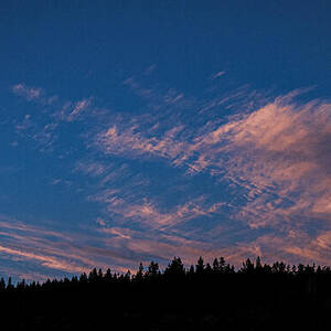 Twilight Over Forested Horizon by Brandon Wichmann Twilight Over Forested Horizon by Brandon Wichmann