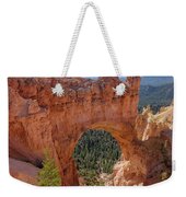 Majestic Natural Rock Arch In Bryce Canyon National Park Weekender Tote Bag