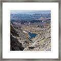 Breathtaking Middle Teton Mountain View Framed Print