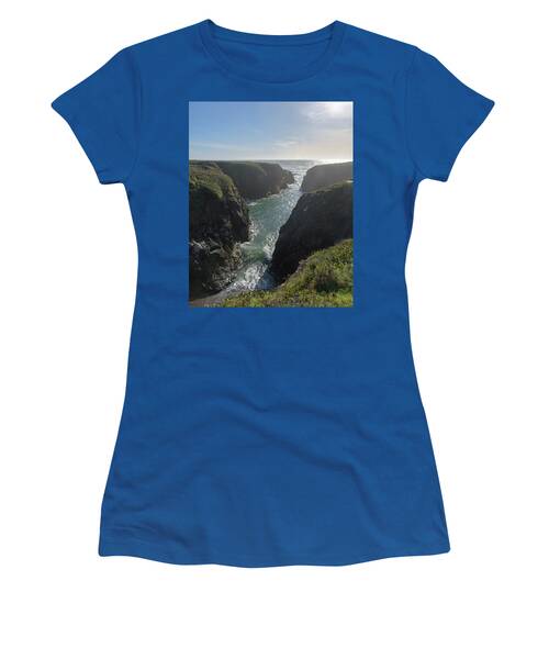 Dramatic Coastal Cliff Scene Women's T-Shirt