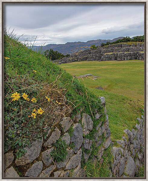 Saqsaywaman In Cusco Peru Framed Print