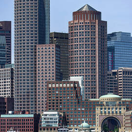 Boston Skyline by the Water