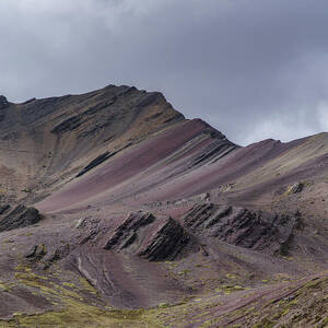 Majestic Andean Mountainscape with Colorful Striations by Brandon Wichmann Majestic Andean Mountainscape with Colorful Striations by Brandon Wichmann