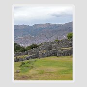 Saqsaywaman Incan Ruin In Cusco Peru Sticker