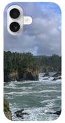 Coastal Serenity With Rugged Cliffs iPhone Case