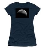 Illuminated Half Of The Moon Women's T-Shirt