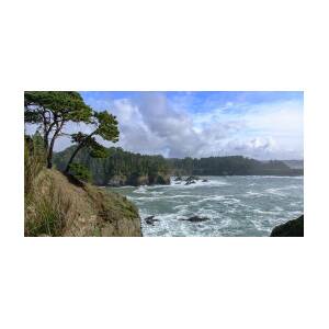 Coastal Serenity with Rugged Cliffs by Brandon Wichmann