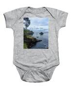 Rugged Coastal Landscape with Cliffs Baby One-Piece