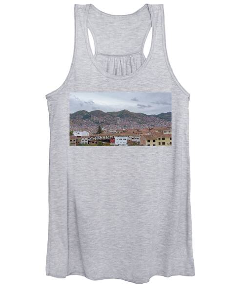 Rooftops and Hills of Cusco Women's Tank Top