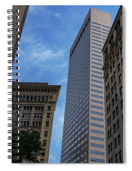 Skyscrapers Against Blue Sky Spiral Notebook