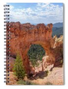 Majestic Natural Rock Arch In Bryce Canyon National Park Spiral Notebook