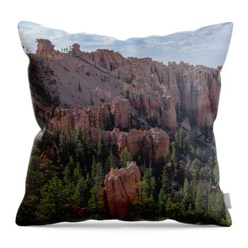Majestic Bryce Canyon Hoodoos Throw Pillow