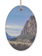 Majestic Zion National Park View Ornament