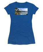 Coastal Serenity With Rugged Cliffs Women's T-Shirt