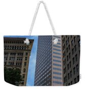 Skyscrapers Against Blue Sky Weekender Tote Bag