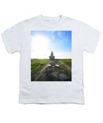 Lighthouse Under A Bright Sky Youth T-Shirt