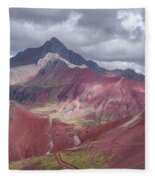 Majestic Colorful Mountain Range Fleece Blanket
