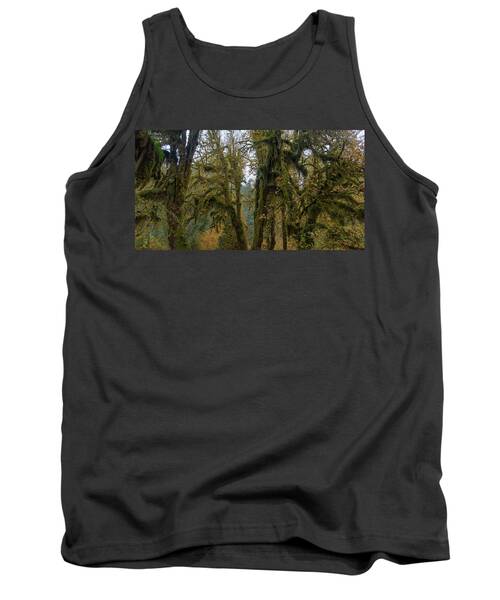 Moss-Covered Forest Trees Tank Top