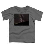 Starry Night Over Mountain Landscape Toddler T-Shirt