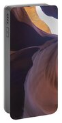 Antelope Canyon Curves And Light Play Portable Battery Charger