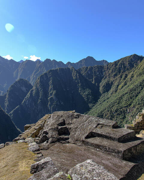 Majestic Mountain Views At Machu Picchu Poster