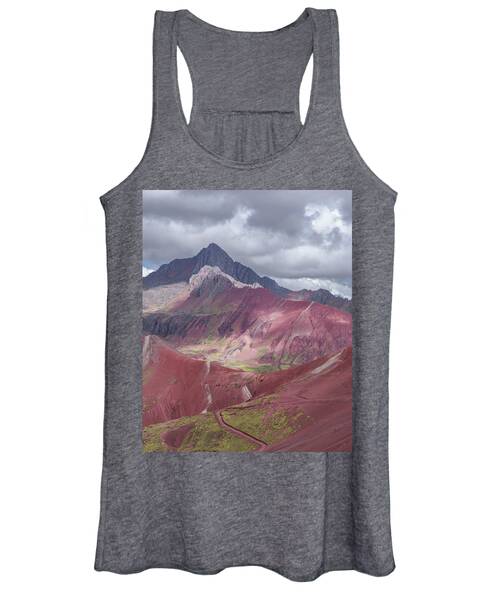 Majestic Colorful Mountain Range Women's Tank Top