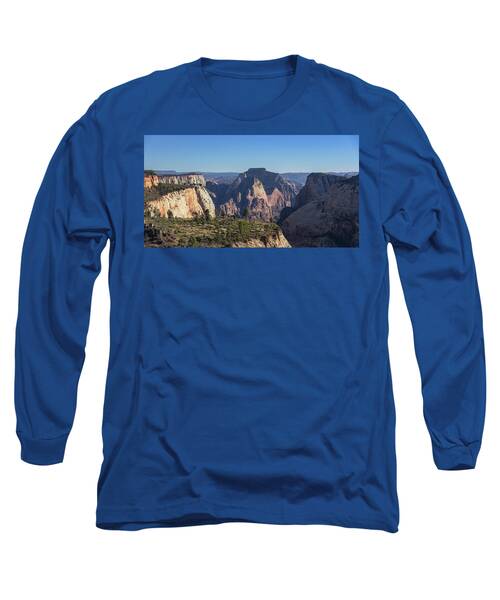 Majestic Mountain Range View Long Sleeve T-Shirt by Brandon Wichmann