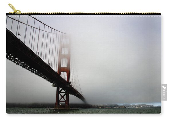 Golden Gate Bridge Disappears Into Misty Fog Zip Pouch