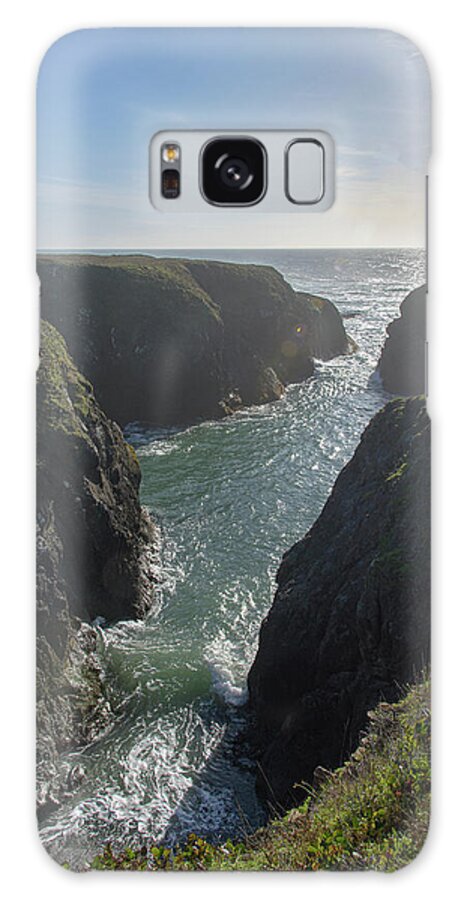 Dramatic Coastal Cliff Scene Galaxy Case