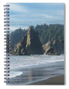 Dramatic Coastal Rock Formations Spiral Notebook