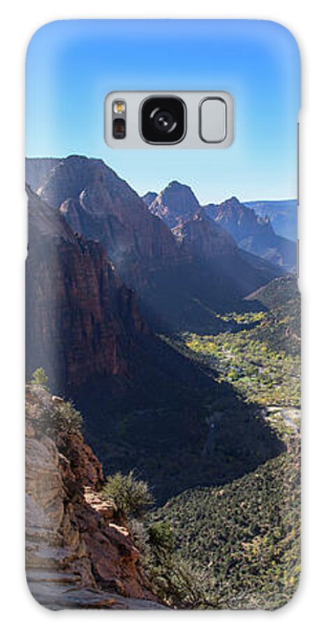 Breathtaking Zion Canyon View Galaxy Case