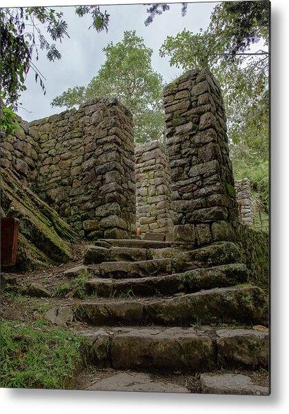 Ancient Stone Passageway Metal Print