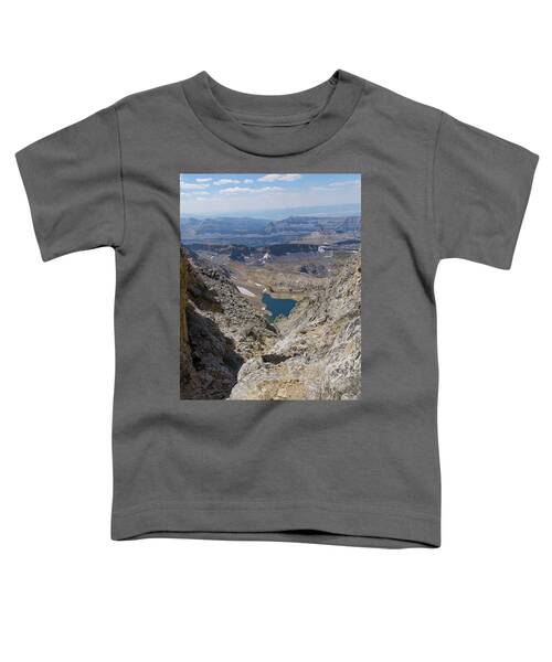 Breathtaking Middle Teton Mountain View Toddler T-Shirt
