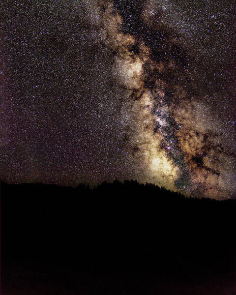 Night Sky Brimming With Stars Poster