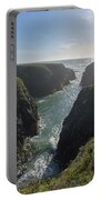 Dramatic Coastal Cliff Scene Portable Battery Charger