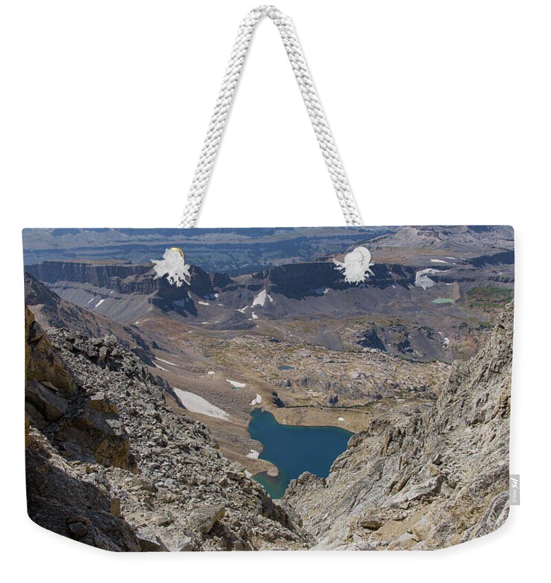Breathtaking Middle Teton Mountain View Weekender Tote Bag