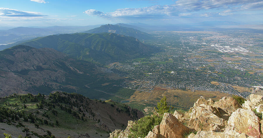 Expansive View from Ben Lomond Summit Photograph by Brandon Wichmann