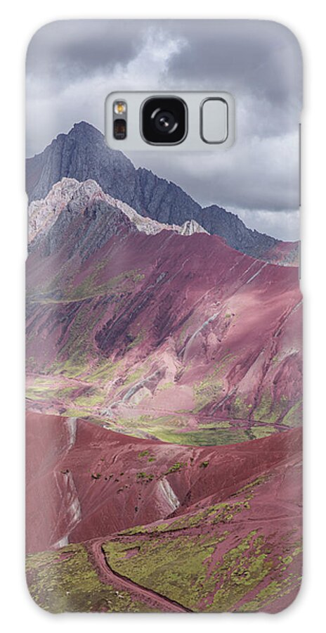 Majestic Colorful Mountain Range Galaxy Case