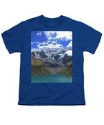 Majestic Mountain Overlooks Humantay Lake Youth T-Shirt