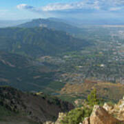 Expansive View From Ben Lomond Summit Poster