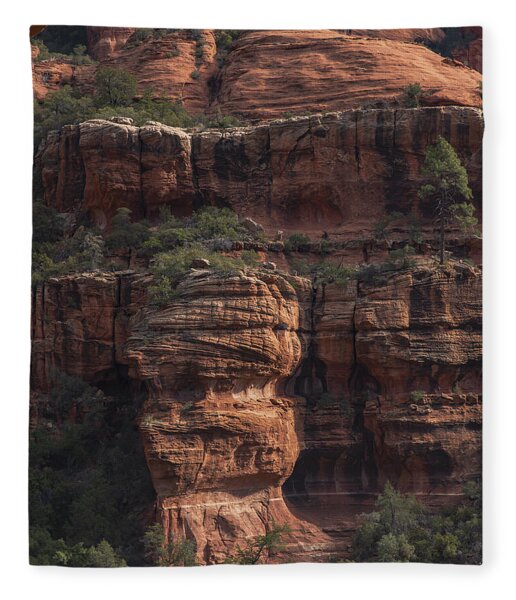Majestic Red Rock Formations In Sedona Arizona Fleece Blanket